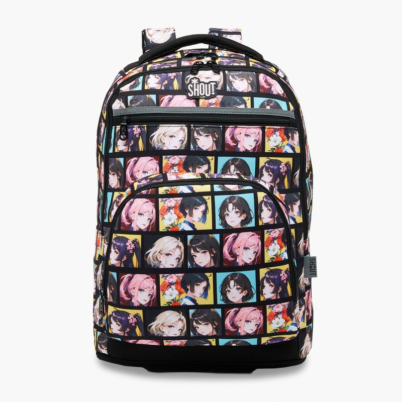 Shout Anime Print Backpack for Kids - Image 1